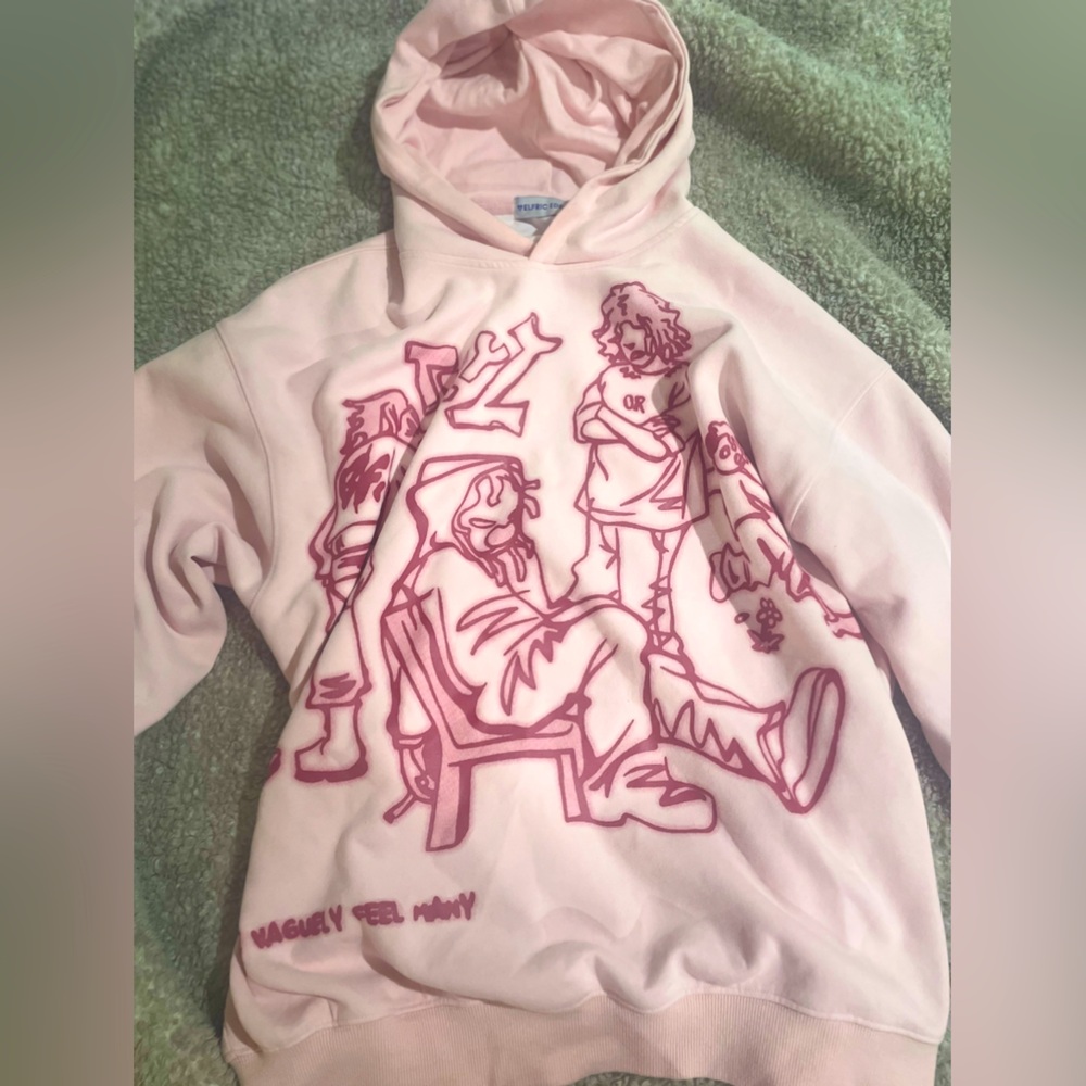 Aelfric eden, pink and black print, size L.